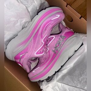 RARE NWB Hoka Clifton 10 Flower Nectar / Neon Fuchsia Size 6.5